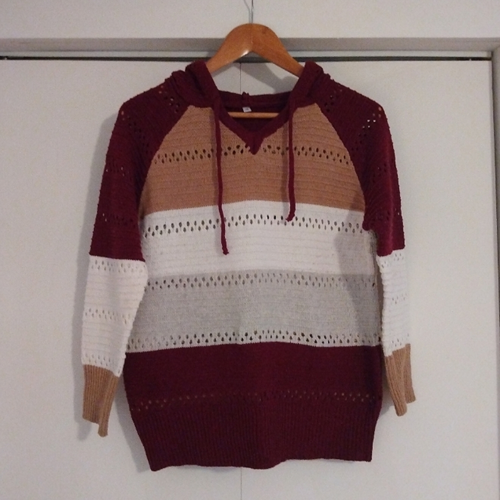 Striped Hooded Sweater